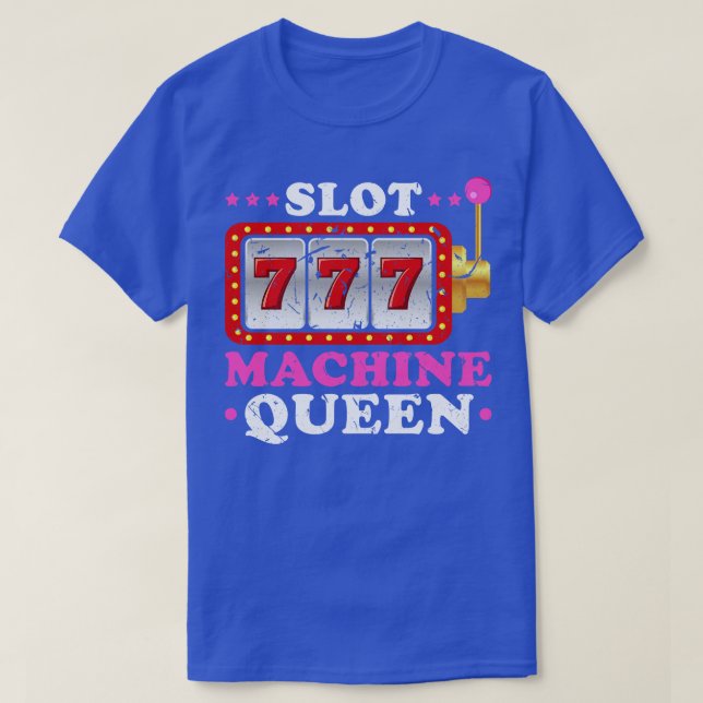 Camiseta Jugador del Casino Slot Machine Gambler (Diseño del anverso)