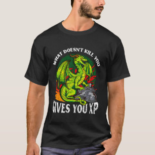 Camiseta Jugador del Dragón del Juego del Ordenador Xp Cita