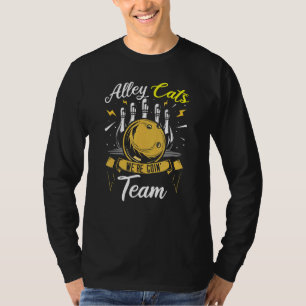 Camiseta Jugador del equipo de bolos Alley Cat
