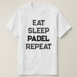 Camiseta jugador del equipo de repetición de padel de sueño