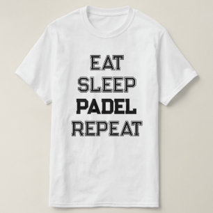 Camiseta jugador del equipo de repetición de padel de sueño