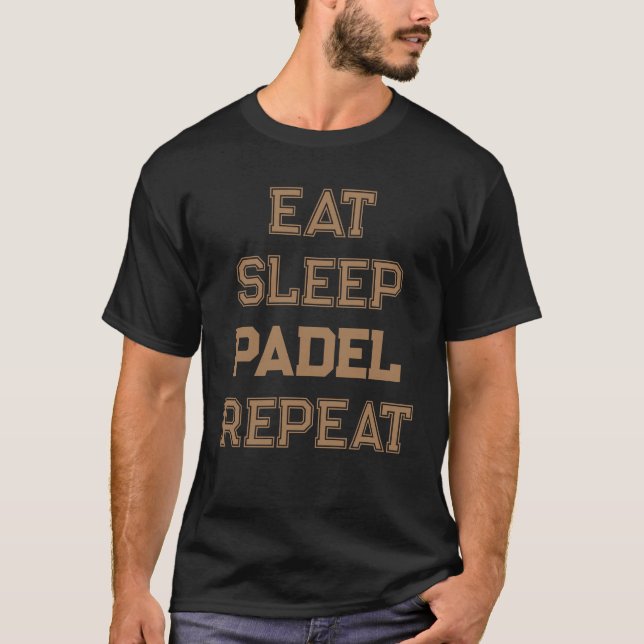 Camiseta jugador del equipo de repetición de padel de sueño (Anverso)
