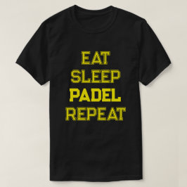 Camiseta jugador del equipo de repetición de padel de sueño