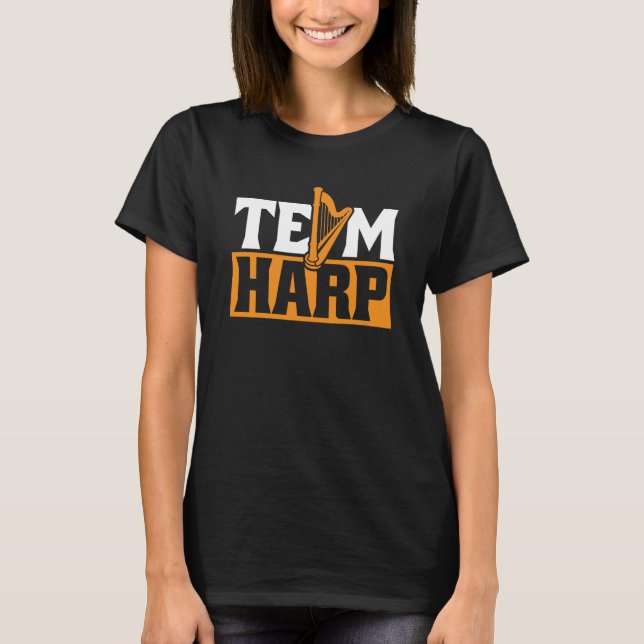 Camiseta Jugador del equipo Harp Harpist Konghou Pedal Harp (Anverso)