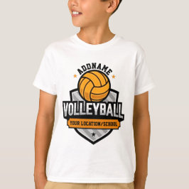 Camiseta Jugador del equipo universitario de voleibol