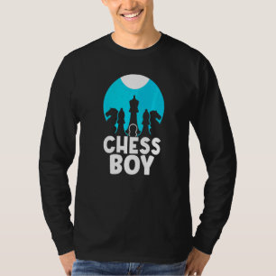 Camiseta Jugador del partido de hobby del ajedrez Boy