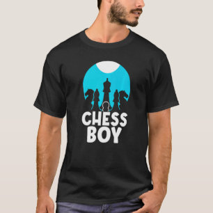 Camiseta Jugador del partido de hobby del ajedrez Boy