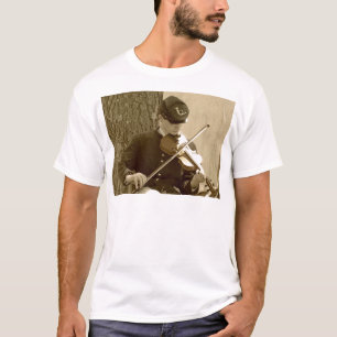 Camiseta Jugador del violín de la guerra civil