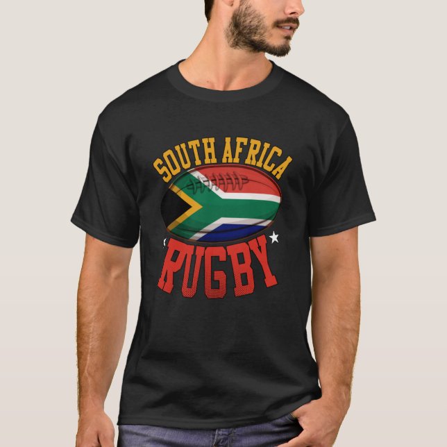 Camiseta Jugador deportivo de Rugby de Sudáfrica 1 (Anverso)