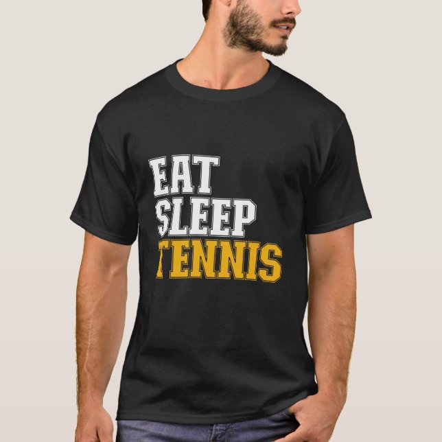 Camiseta Jugador Deportivo Deportivo Deportivo de Tenis Eat (Anverso)