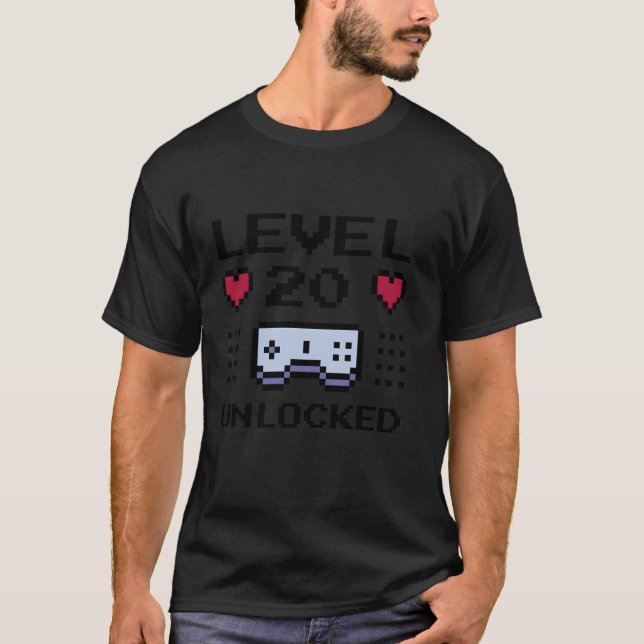 Camiseta Jugador desbloqueado de nivel 20 (Anverso)