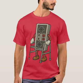 Camiseta Jugador Divertido Antiguo Juegos Retro 80s 90s Vid
