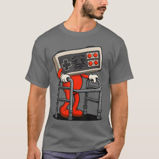 Camiseta Jugador Divertido Antiguo Juegos Retro 80s 90s Vid