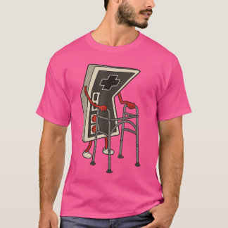 Camiseta Jugador Divertido Antiguo Juegos Retro 80s 90s Vid