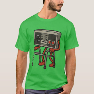Camiseta Jugador Divertido Antiguo Juegos Retro 80s 90s Vid