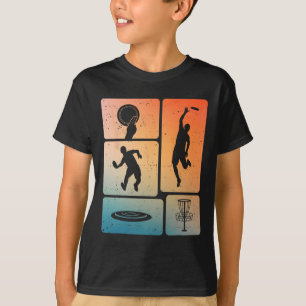 Camiseta Jugador Divertido de Golf con Disco Disco Volador 