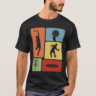 Camiseta Jugador Divertido de Golf con Disco Disco Volador 
