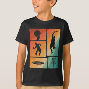 Camiseta Jugador Divertido de Golf con Disco Disco Volador 