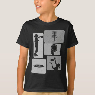 Camiseta Jugador Divertido de Golf con Disco Volador Deport