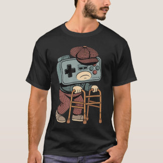 Camiseta Jugador Divertido De Juegos Antiguos Retro 80s 90s