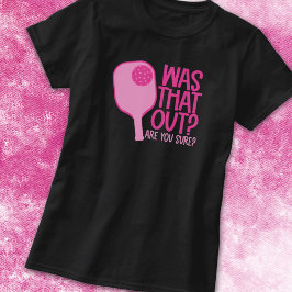 Camiseta Jugador Divertido de Pickleball