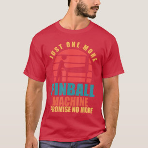 Camiseta Jugador Divertido de Pinball Flipper Pinballer Vol
