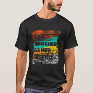 Camiseta Jugador Divertido Juegos De Video Vintage Para Hij