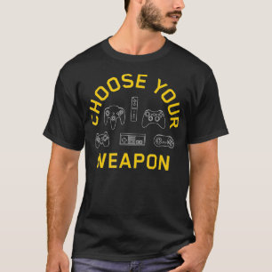 Camiseta Jugador elige tu juego de video para niños adolesc