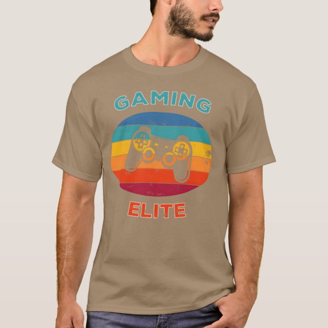 Camiseta Jugador Elite de Juegos Juega Videojuegos Consola  (Anverso)