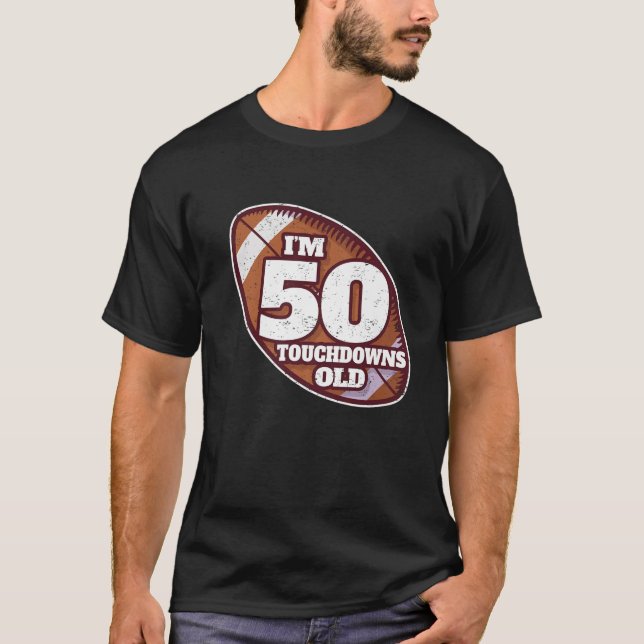 Camiseta Jugador Estadounidense De Fútbol Por 50 Años (Anverso)