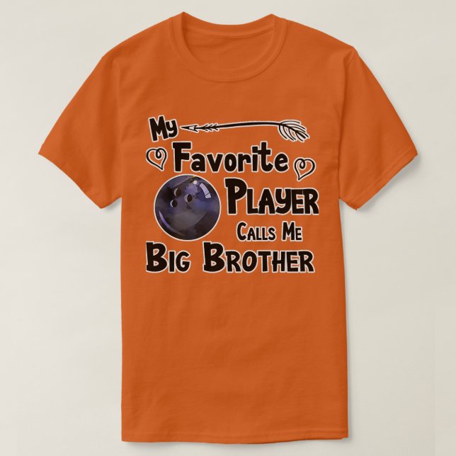 Camiseta Jugador favorito de boliche me llama grande T (Diseño del anverso)