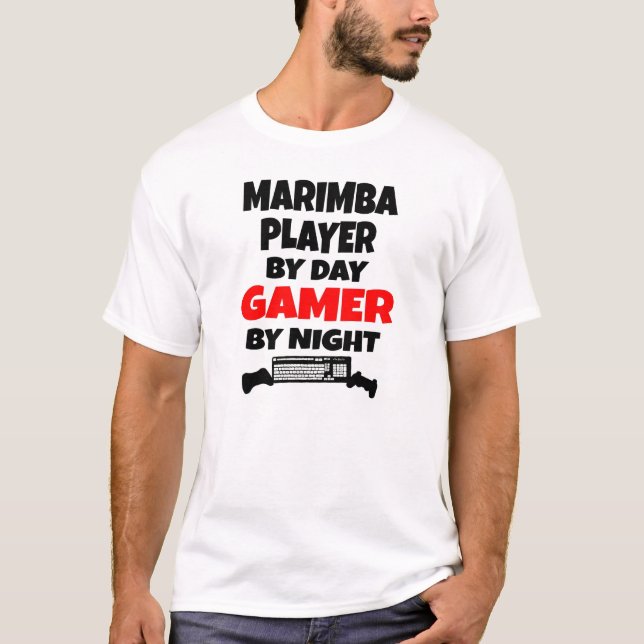 Camiseta Jugador Gamer Marimba (Anverso)