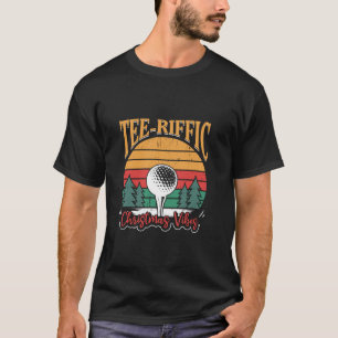 Camiseta Jugador Golfer Santa Golf Navidad Golf Golf Funny