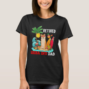 Camiseta Jugador gracioso de la jubilación de Shiba Inu Pap