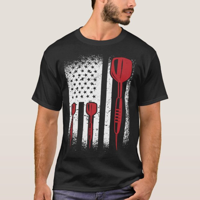 Camiseta Jugador gráfico Dart de Estados Unidos Darts Dartb (Anverso)
