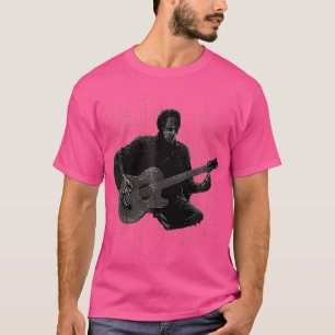 Camiseta Jugador Guitariano de Estilo Matriz de Guitarra Ac