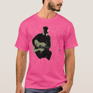 Camiseta Jugador Guitariano de Estilo Matriz de Guitarra Ac