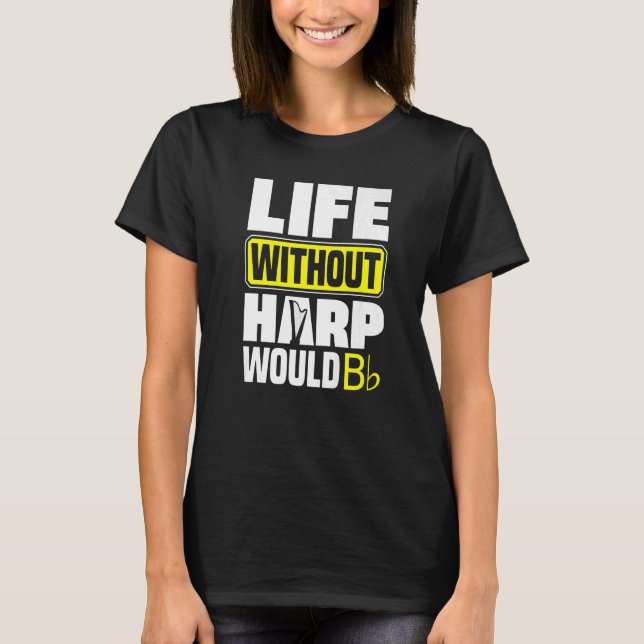 Camiseta Jugador Harp Harpist Life Without Harp (Anverso)