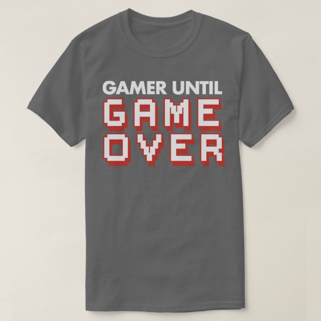 Camiseta Jugador hasta el video juego sobre juego de juegos (Diseño del anverso)