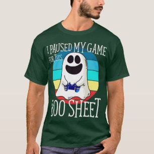 Camiseta Jugador He Pausado Mi Juego Para Esta Hoja De Bote
