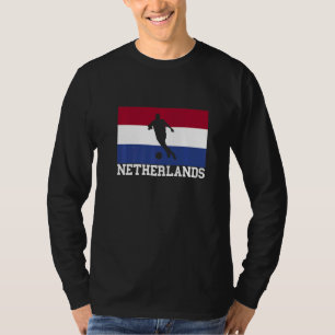Camiseta Jugador holandés de fútbol de raíces holandesas