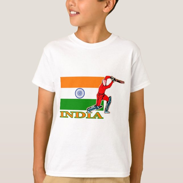 Camiseta Jugador indio del grillo (Anverso)