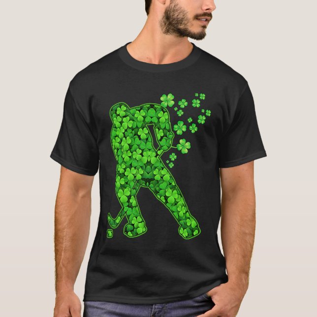 Camiseta Jugador irlandés de hockey Shamrock St Patrick (Anverso)