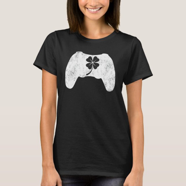 Camiseta Jugador Juego Afortunado Shamrock St Patricks Day  (Anverso)