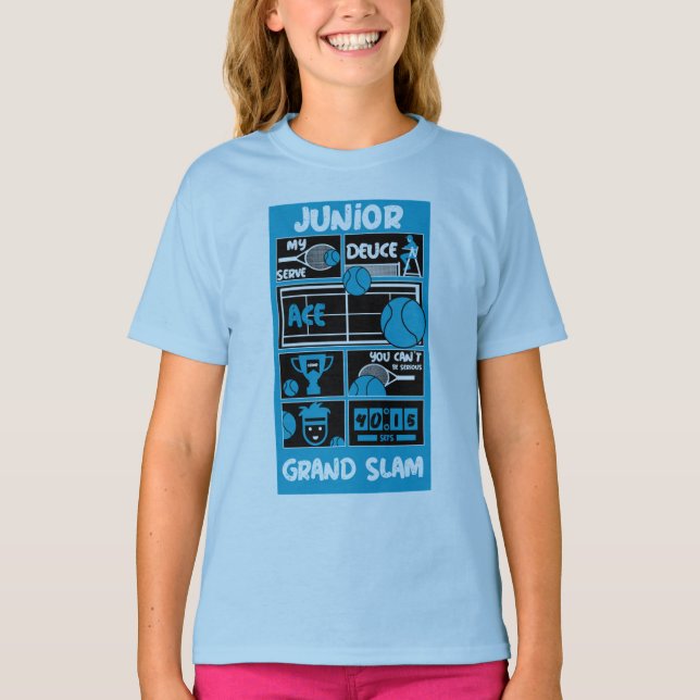 Camiseta Jugador Junior de Tenis (Anverso)