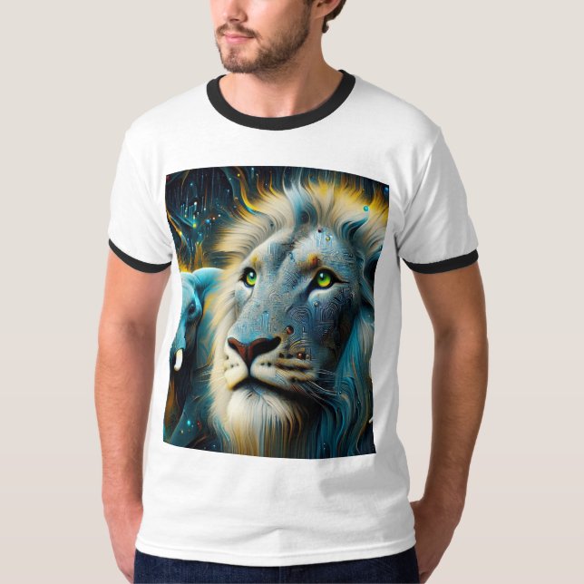 Camiseta Jugador león salpicando a la vida" (Anverso)