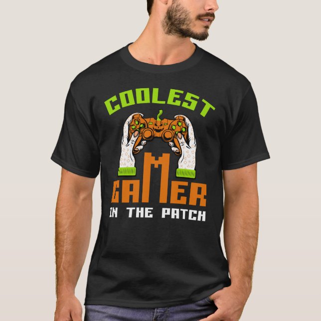 Camiseta Jugador Más Cooler En El Paquete Regalo De Hallowe (Anverso)
