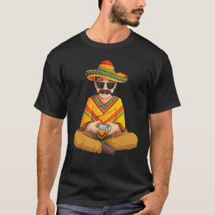 Camiseta Jugador mexicano Cinco De Mayo Serape Poncho Video