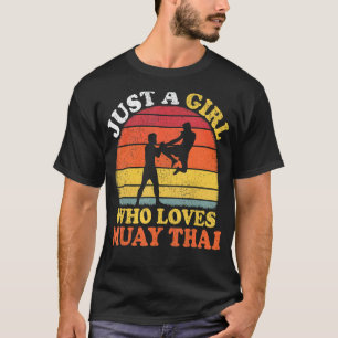Camiseta Jugador muay tailandés venera solo a un Chica que
