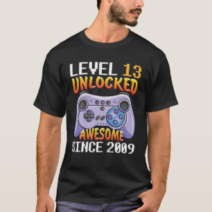 Camiseta Jugador Nivel de Cumpleaños 13 años de edad Desblo